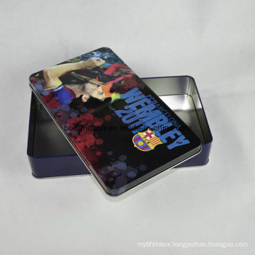 Customized Promotional Rectangular Metal Tin Box, Tin Can